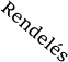 Rendelés menu